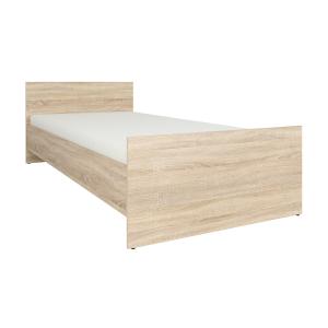 Cama 90x200 estratificado marrón