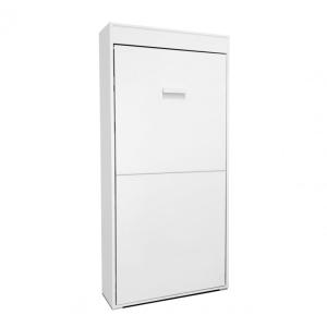 Cama abatible vertical aglomerado melaminizado blanco 90x19…
