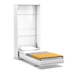 Cama abatible vertical blanco 90x200cm