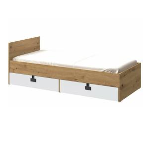 Cama aglomerado laminado gris oscuro