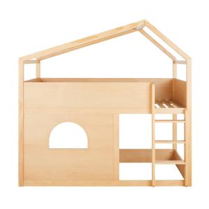 Cama alta tipo cabaña 90x190 cm