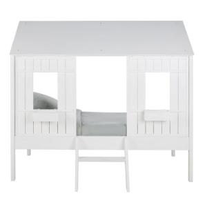 Cama cabaña con somier de láminas de madera de pícea blanca…