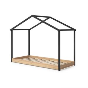 Cama cabaña madera Antracita - Pino