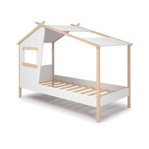 Cama cabaña madera Blanco - Oak Soft
