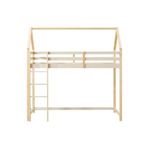 Cama cabaña pino beige 90 x 190 cm