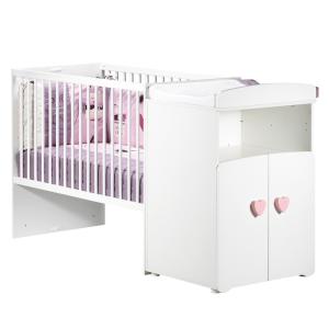 Cama combinada convertible de 120x60 a 90x190