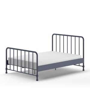 Cama de metal 140x200cm - azul