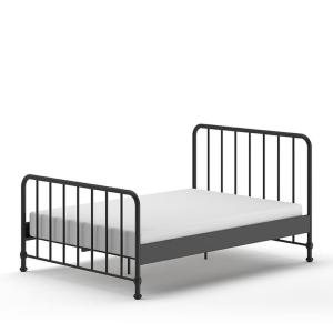 Cama de metal 140x200cm - negro