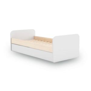 Cama doble juvenil Breeze madera, blanco, 205,4 x 65 x 102