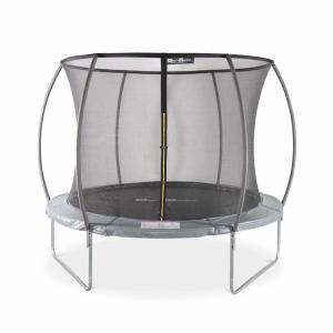 Cama elástica con red interior de 305cm, gris