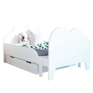 Cama evolutiva   1 cajón mdf blanco 90x140/170/200 cm