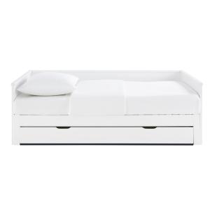 Cama extensible 90x190 blanca