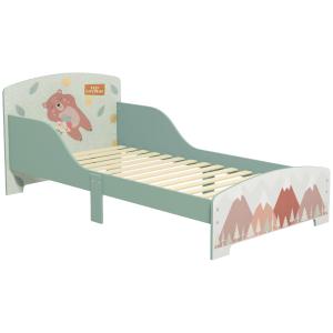 Cama infantil 143x77x60 cm verde