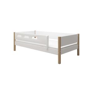 Cama infantil 200x90cm barrera seguridad roble macizo lamin…