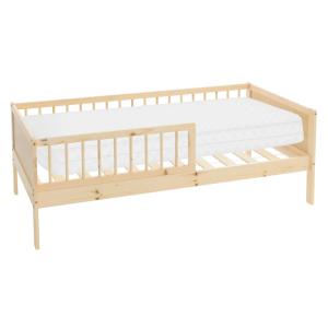 Cama infantil 80 x 160 cm pino natural beige con colchón es…