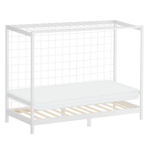 Cama infantil 90x200 cm   colchón 10cm portería fútbol made…