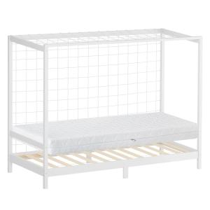 Cama infantil 90x200 cm   colchón 16cm portería fútbol made…
