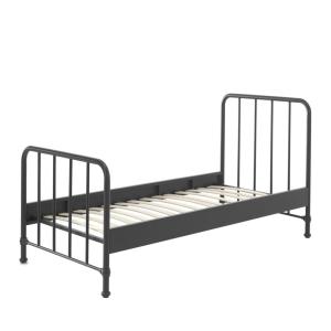 Cama infantil de metal 90x200cm - negro