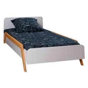 Cama infantil evolutiva con barreras y colchón    90x190 cm