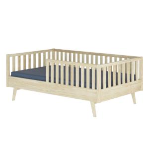 Cama infantil montessori madera maciza   90x190 cm