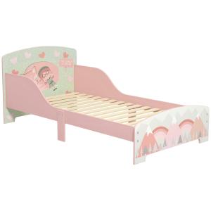 Cama infantil rosa 143 x 77 x 60 cm