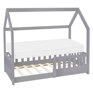 Cama infantil tipi 70 x 140 cm color gris con colchón espum…