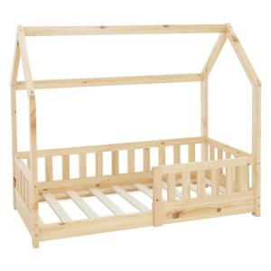 Cama infantil tipi 70x140 cm color natural con anticaída y…