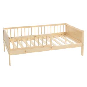 Cama infantil tipi 80 x 160 cm color natural con anticaída…