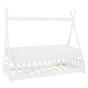 Cama infantil tipi 80x160 cm color blanco con colchón espum…