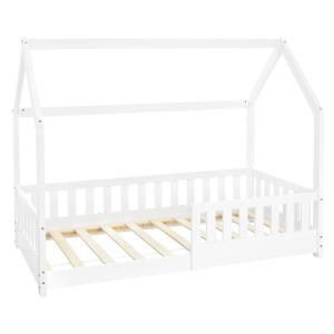 Cama infantil tipi 80x160cm color blanco con anticaída y so…