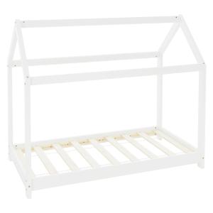Cama infantil tipi 80x160cm color blanco con listones mader…
