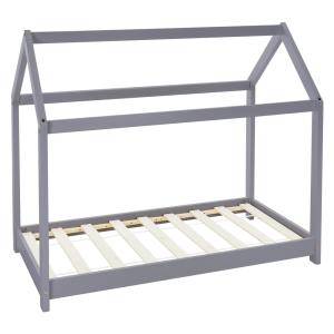 Cama infantil tipi 80x160cm color gris claro con listones m…