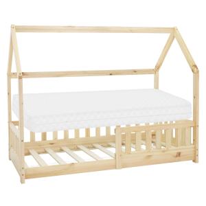 Cama infantil tipi 80x160cm color natural con colchón de es…