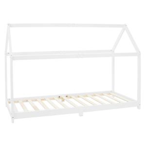 Cama infantil tipi 90 x 200 cm color blanco con listones de…