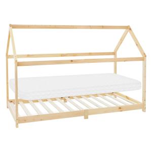 Cama infantil tipi 90x200cm natural con colchón de espuma y…