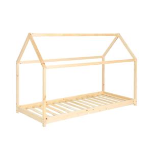Cama infantill de pino natural, 90x190cm, natural