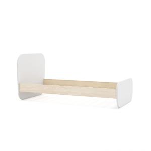Cama juvenil Breeze madera Blanco - Oak Soft