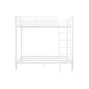 Cama litera metal blanco 140 x 190 cm