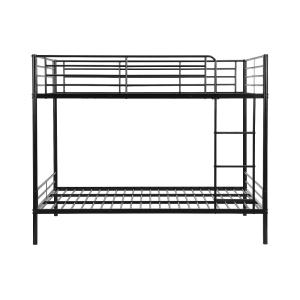Cama litera metal negro 120 x 190 cm