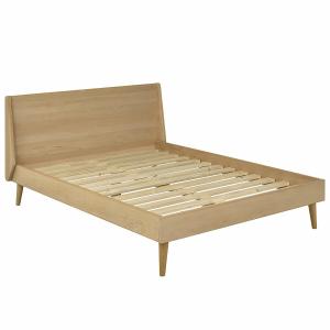 Cama madera maciza  natural 120x190 cm