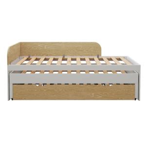 Cama nido 3 plazas con colchones madera maciza 90x200 cm