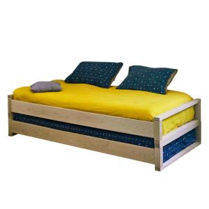 Cama nido apilable madera maciza 90x190 cm