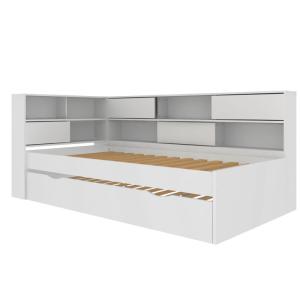 Cama nido blanco 90x190 cm