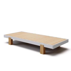 Cama nido madera maciza  blanco y madera 80x200 cm