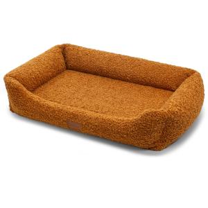 Cama para perros marrón 100x 70 x 25 cm