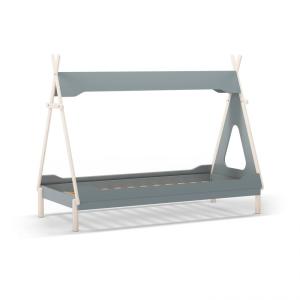 Cama Tipi madera Verde Brent - Oak Soft