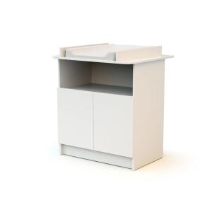 Cambiador de 2 puertas madera Blanco ALBA