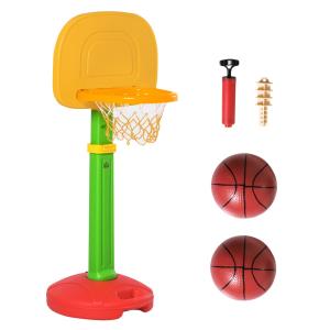 Canasta de baloncesto infantil 52.5x44x160 cm multicolor