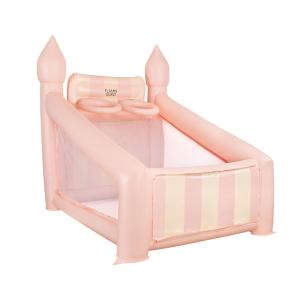 Canasta Hinchable Grande PVC con Hinchador, Rosa