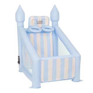 Canasta Hinchable Infantil PVC con Hinchador, Azul